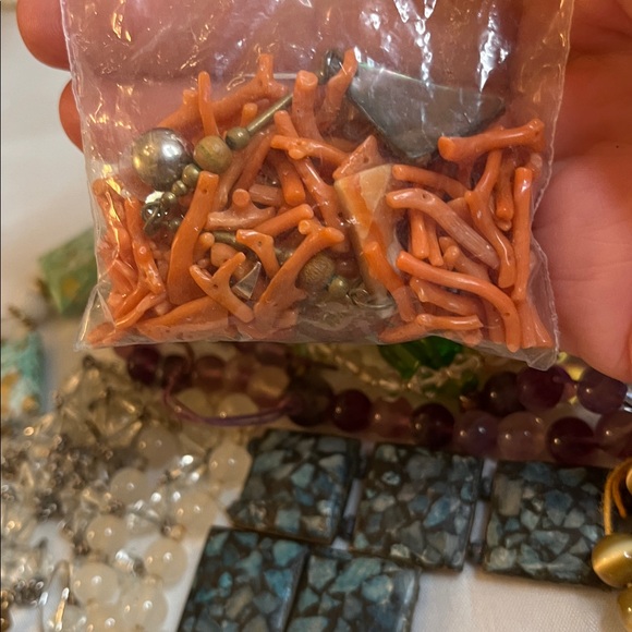 Craft Bead Bag Lot Broken bracelets and strands - Picture 3 of 9